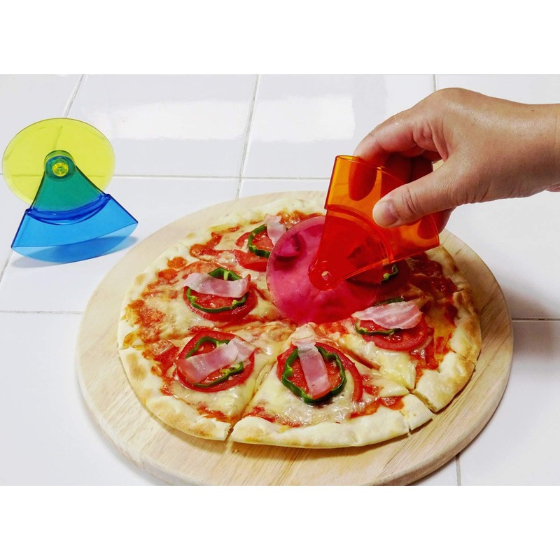 Kokubo KK-424 Pizza Cutter, Swing Pizza Cutter, Cool, 3.5 x