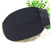 FRCOLOR Bath Exfoliating Scrub Gloves for Dead Skin Removal Black