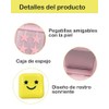 64 Tabletas Estrellas Para Granos, 2 Cajas, Rosa Y Amarillo,