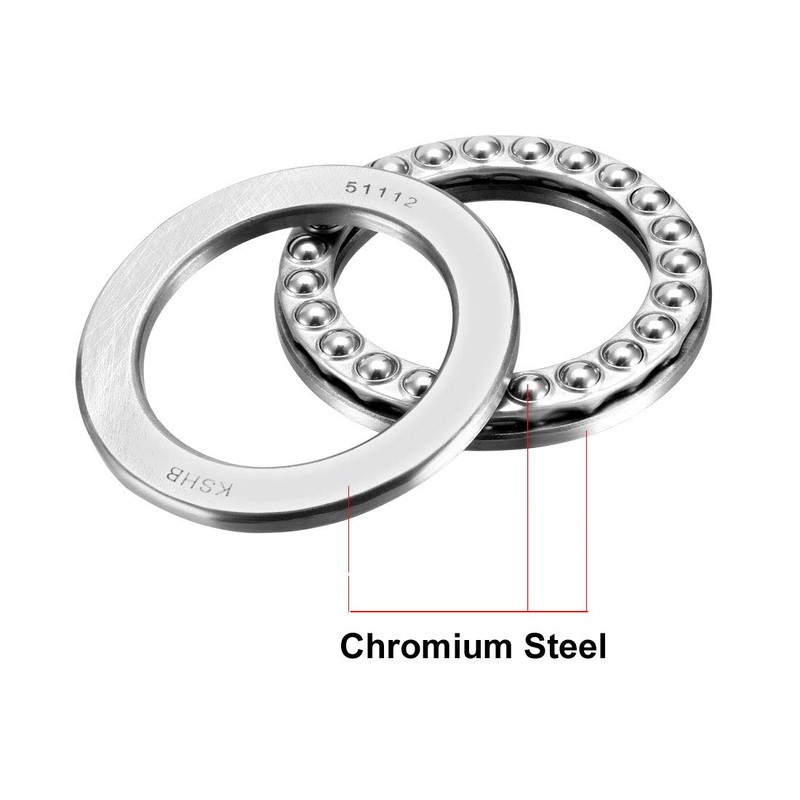 sourcing map 51112 Thrust Ball Bearings 60mm x 85mm x