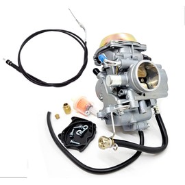 Motor Buddies Carburetor & Throttle Cable Set for Suzuki King Quad 300 LTF4WDX LTF300F Model X QuadMaster 500