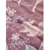 VERTBAUDET Children's Bed Linen Set, Wonderland, Plum, 140 x 200