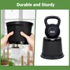 GREANER Nursery Pots, 1 Gallon Durable Flower Pots with Drainage