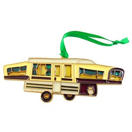 Pop Up Camper Christmas Tree Ornament Holiday Decoration, 6 inch