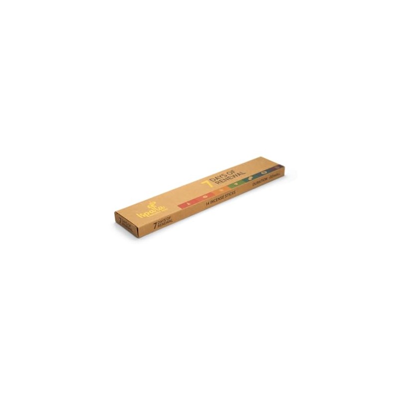 ISPALLA® 7 Day Renewal Incense Sticks, Pack of 14, with