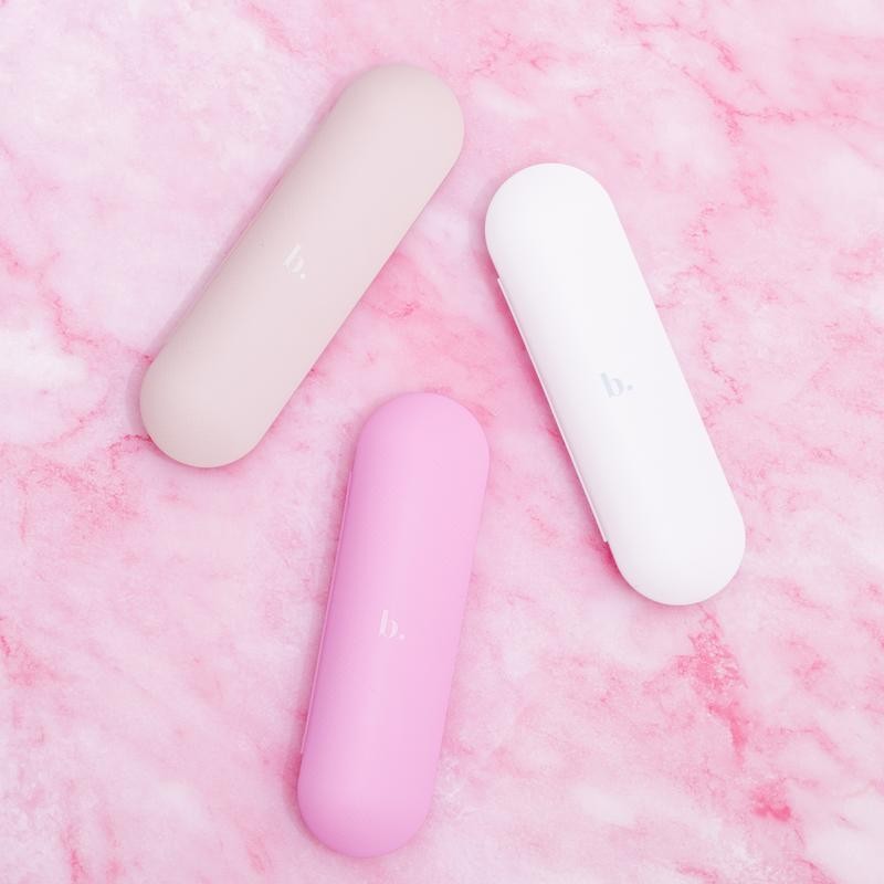 smile luv toothbrush + FREE mint toothpaste - color: Pink