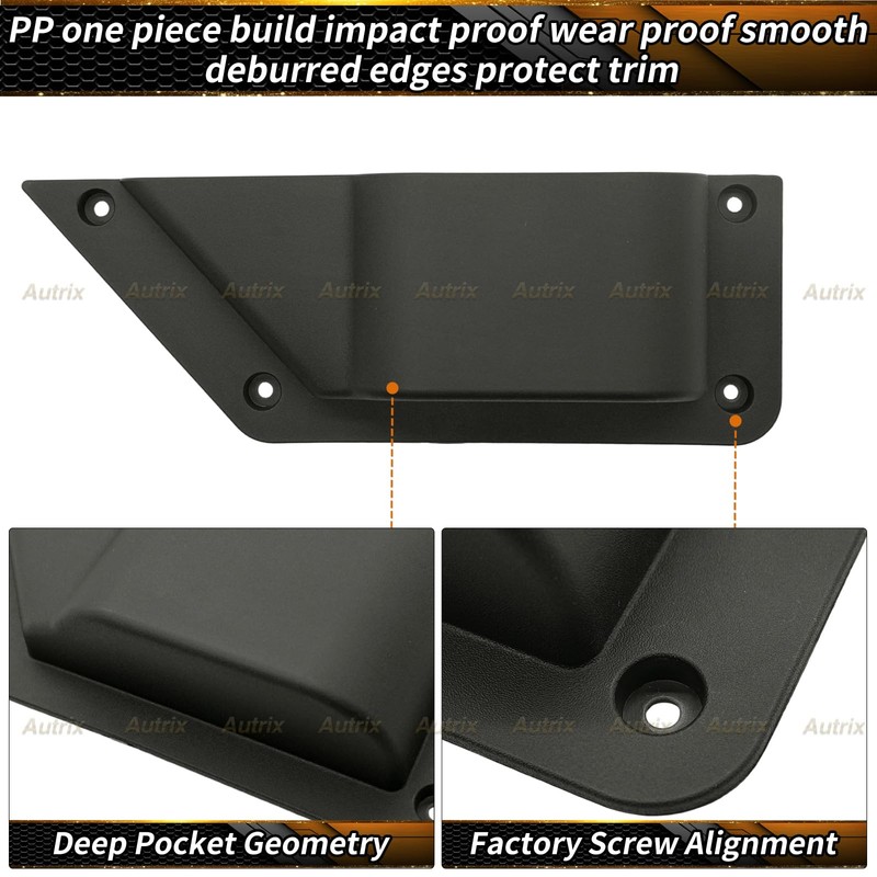 Autrix Front Door Storage Pockets Box Compatible with 2021-2026 Ford