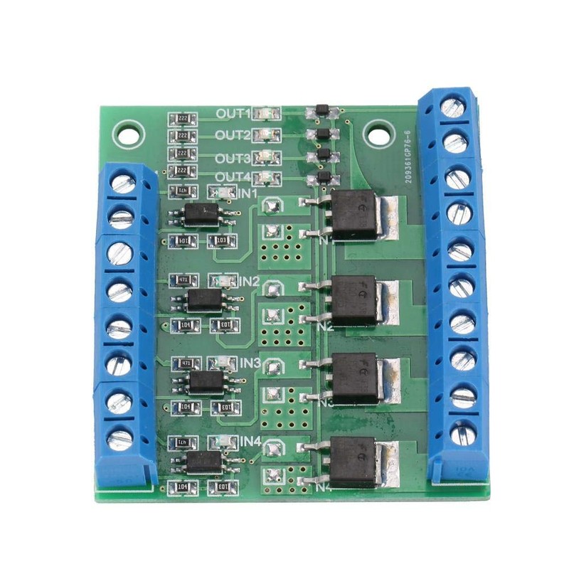Akozon 4 Channel Driver Module PLC Amplifier Circuit Board PWM