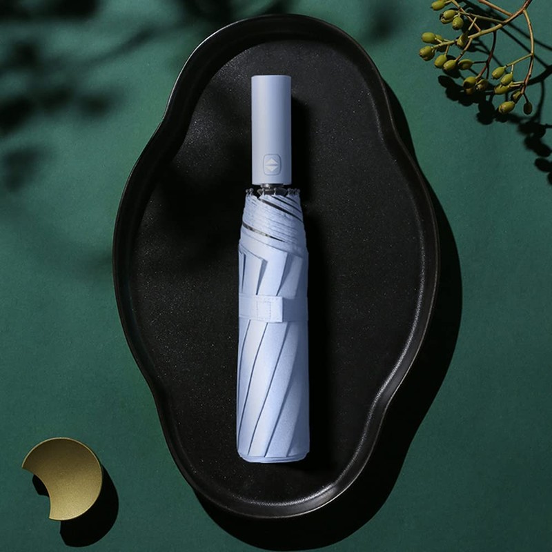 Feimvbe Travel Umbrella, Windproof Automatic Umbrella Compact Sized Portable Personal