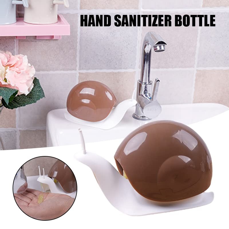 Cute Snail Soap Dispenser, Soap Liquid Dispenser Snail Shape Press