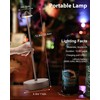 SHANGCAI Cordless Table Lamps Rechargeable, 6000mAh Battery Operated LED Desk
