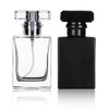 zaoalife Travel Perfume Bottle,2PCS Square Spray Bottle,30ml Empty Container,Refillable Perfume