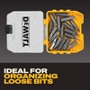DEWALT 18 pc. Compact Magnetic Drive Guide Set, Yellow (DWAF2058CS)