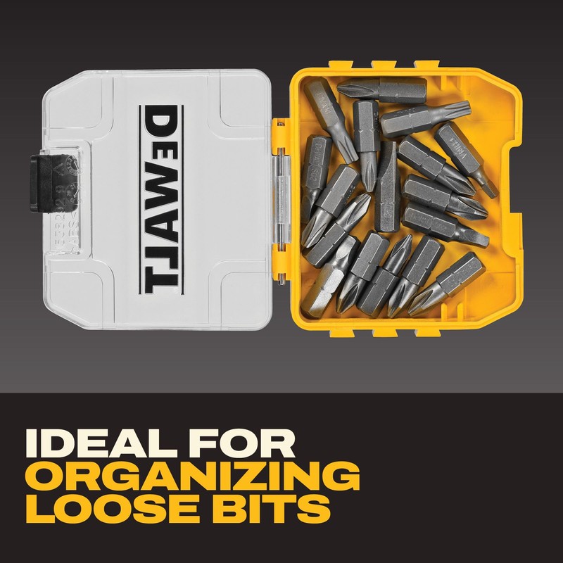 DEWALT 18 pc. Compact Magnetic Drive Guide Set, Yellow (DWAF2058CS)