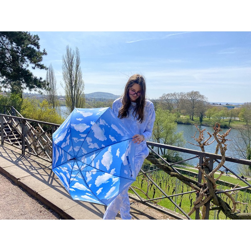 VON LILIENFELD Folding umbrella "Bavarian Sky"