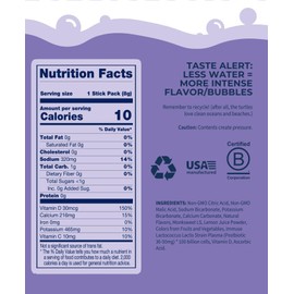 Bobelo Self Carbonating Hydration Drink | Lavender Lemonade 15 Count | Low Calorie, Electrolytes Powder Packets Drink Mix | Sparkling Water & Soda Alternative | Keto Friendly | Water Enhancer Sugar Free
