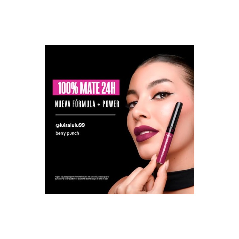 Cyzone Labial Mate Studio Look – 24H de Duración, No