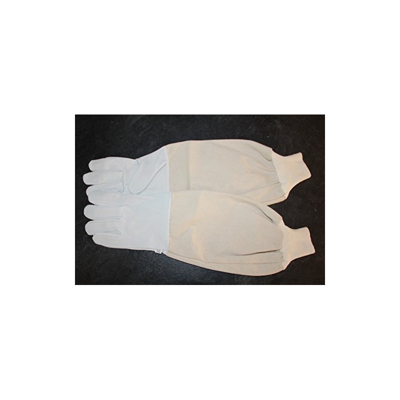 Beekeeping Bee Gloves - Soft White Goats Leather with Cotton