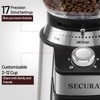 Secura Conical Burr Coffee Grinder Electric Coffee Bean Grinder with