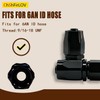 Universal 6AN Hose End Fitting Straight Swivel for CPE Braided