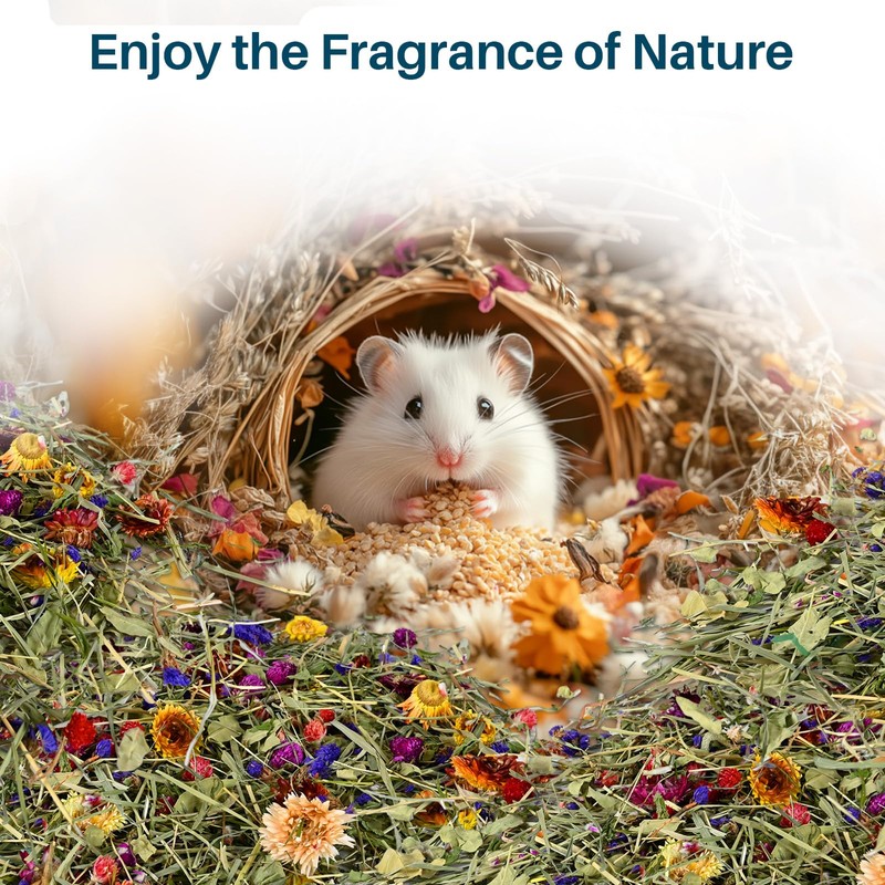 Sukh 150G Hamster Bedding - Flowers & Herbs Odor Control