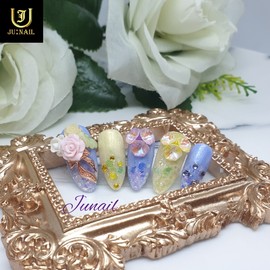Congratulations♥ Handmade Nail Tips - Short Almond / 축하해♥ 수제네일팁 - 숏아몬드