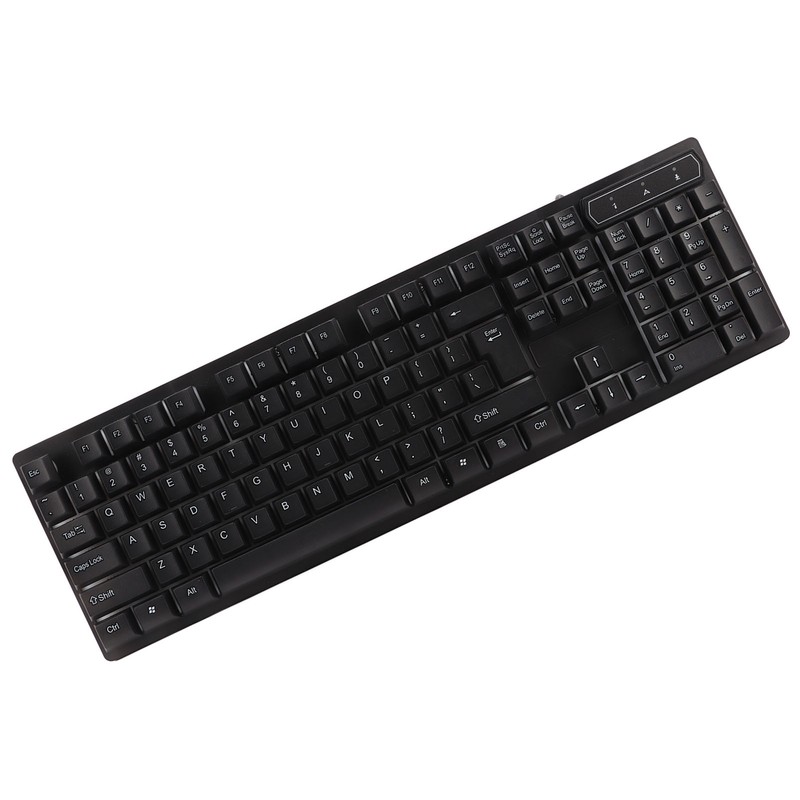 Keyboard Colorful Light Stable 104keys Suspended Keycap Wired Mechanical Gaming