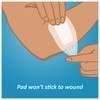 Nexcare Tegaderm + Pad Transparent Dressing, Clear Breathable Dressing Holds