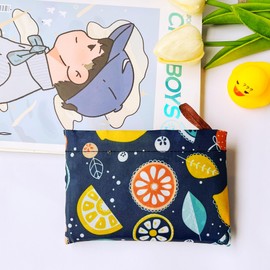 Lin's Liliana Large Foldable Bag, 50 x 66 cm, Reusable Shopping Bag, Lightweight Handbag, Quick-Drying, Tear-Resistant for Shopping, Travel, Trips, Fruit.