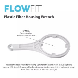 Express Water 6" Plastic Filter Housing Wrench for Water Filters / RO Systems