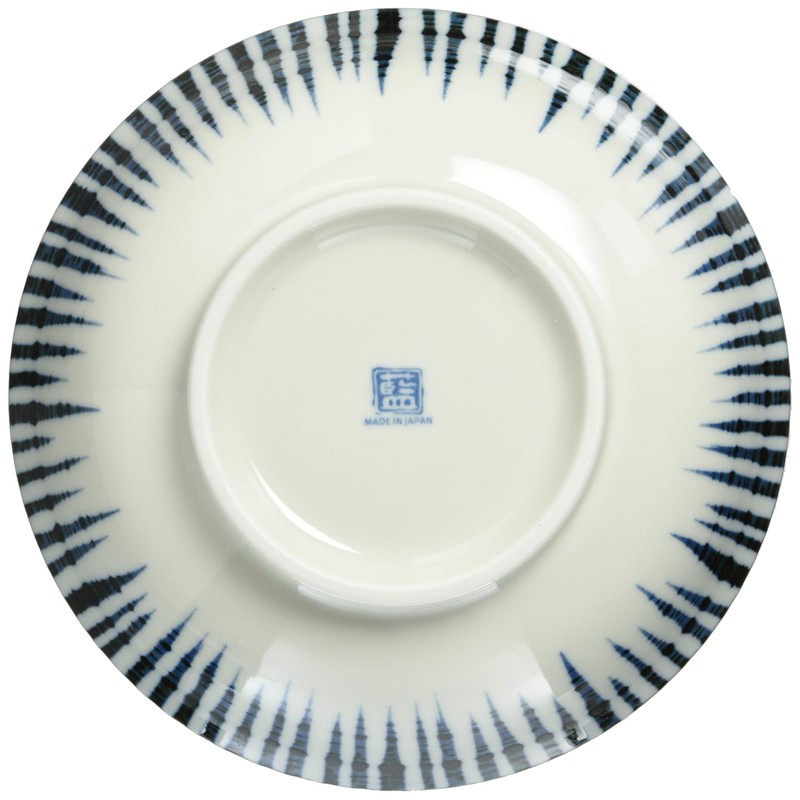 Mino Ware Flat Bowl 131-1309 Kuresu Tokusa