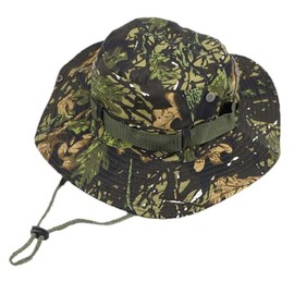 Awlsyj Mens Womens Sun Bucket Hat Wide Brim Fishing Hat Safari Hat Foldable Boonie Cap Outdoor UV Protection Beach Travel Fishing Hiking Hat (Jungle Army Green)