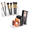 Organizador Brochas y Paletas Maquillaje Transparente Acrílico