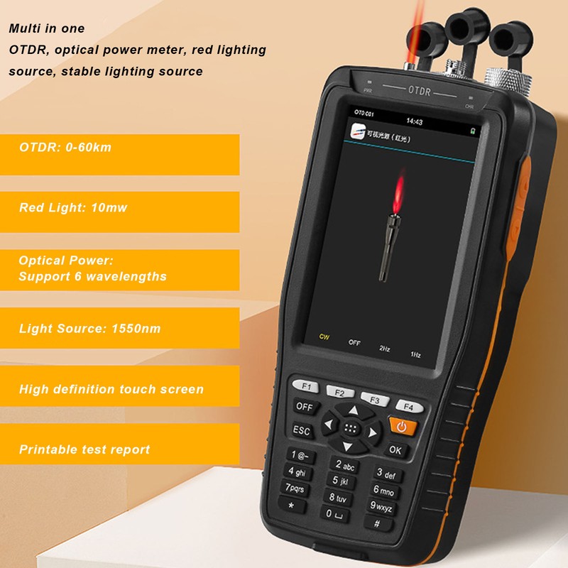 Optical Time Domain Reflectometer OTDR 4 in 1 Fiber Optical