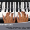 QMG Piano and Keyboard Full Set Stickers for White and