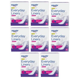 Equate Everyday Thin Liners Cotton Enhanced - 544 Count Unscented Protection