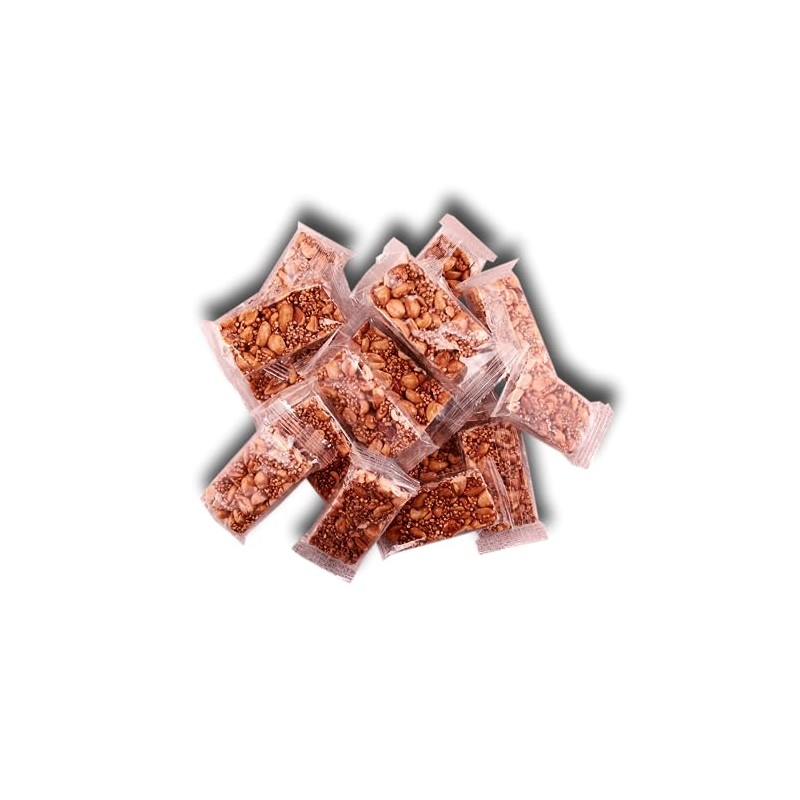 Palanqueta chica combinada de cacahuate y amaranto, 40 piezas, 11