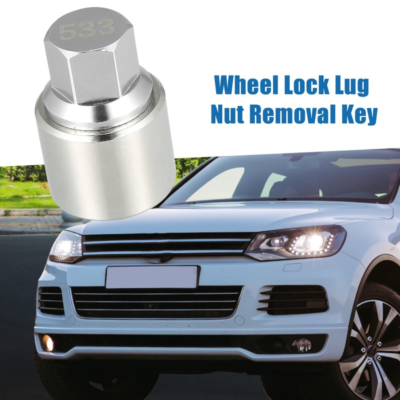A ABSOPRO Wheel Lug Nut Screw Removal Key for Volkswagen