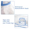 PETCUTE Dog Raincoat, Waterproof Pet Raincoat with Hood, Transparent, PVC,