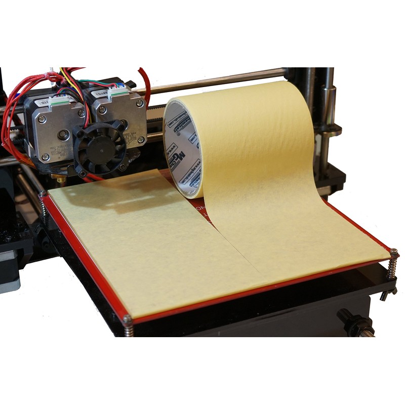 MG Chemicals Light Yellow 3D Printing Masking Tape, 49' Length,