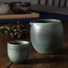 Marui Pottery MR-3-4309 Shigaraki Ware Hechimon Guinomi, Ochoko, Diameter Approx.