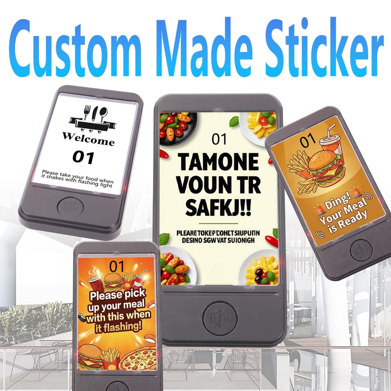 LOUKIENE Restaurant Buzzer System, Restaurant Waiting Pager, Pagers and Beepers,