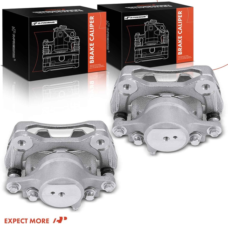 A-Premium Disc Brake Caliper Assembly with Bracket Compatible with Select