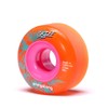 Orangatang Skiff 62 mm 80a All-Terrain Skateboard Wheels (Orange, Set