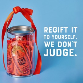 Nate's Honey Minis - Single-Serve 100% Pure, Raw & Unfiltered Honey - Holiday Stocking Stuffers - 0.49oz Packets, 20ct box