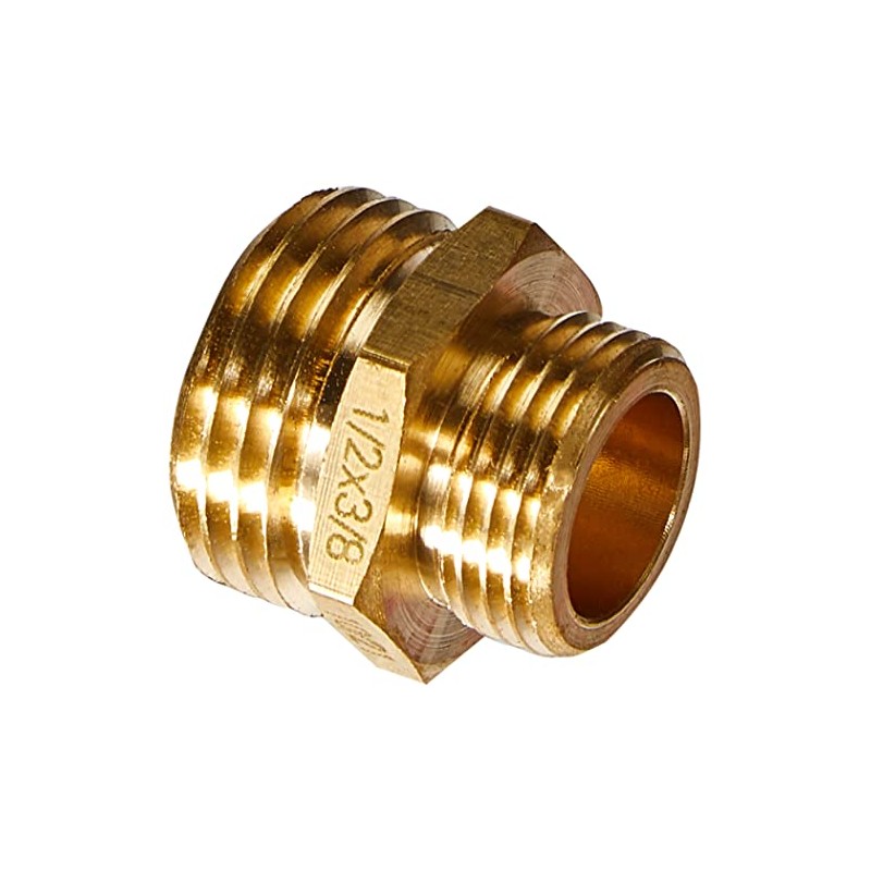 Boutt 2111662 Brass Reducing Nipple Male 15 x 21-12 x