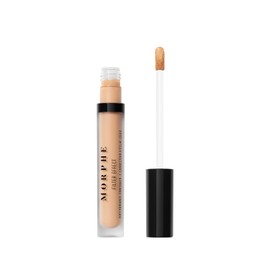 Morphe Filter Effect Soft Radiance Concealer - Buildable Coverage Liquid Concealer Face Makeup with Hyaluronic Acid & Pomegranate Extract & a Natural Radiant Finish - Tan 18 (Warm) (0.12 fl oz)
