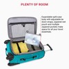 SwissGear Sion Softside Expandable Luggage – Carry-On Suitcase with 360