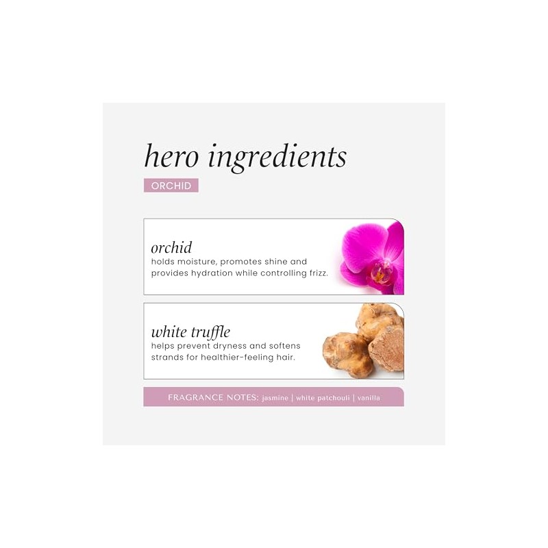 HASK, Acondicionador Profundo, Orchid & White Truffle, Hidratación Extrema para