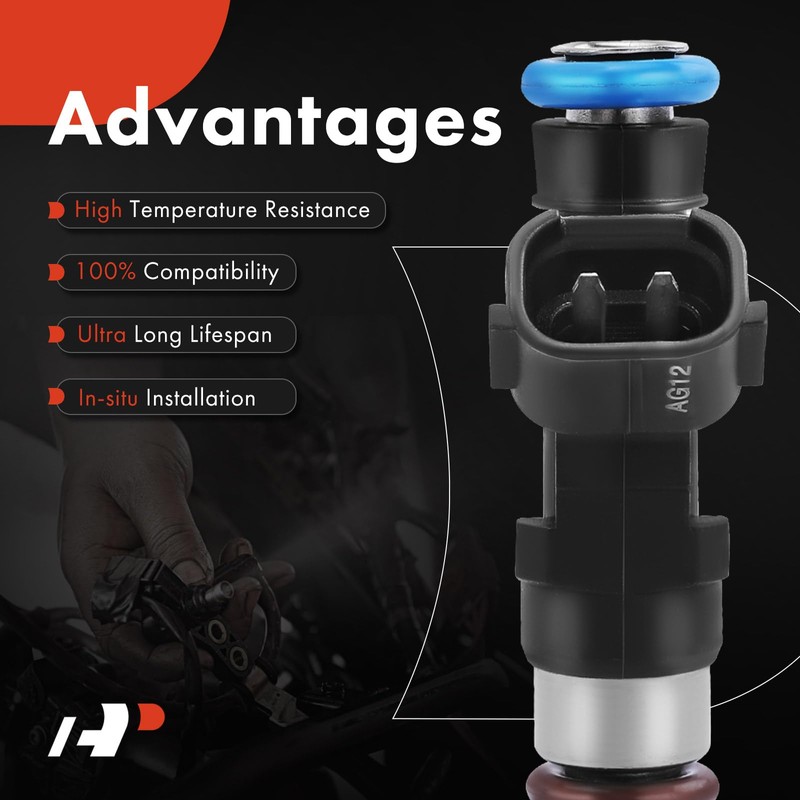 A-Premium Fuel Injectors Compatible with Nissan Altima 2007-2013, Sentra 2007-2012,